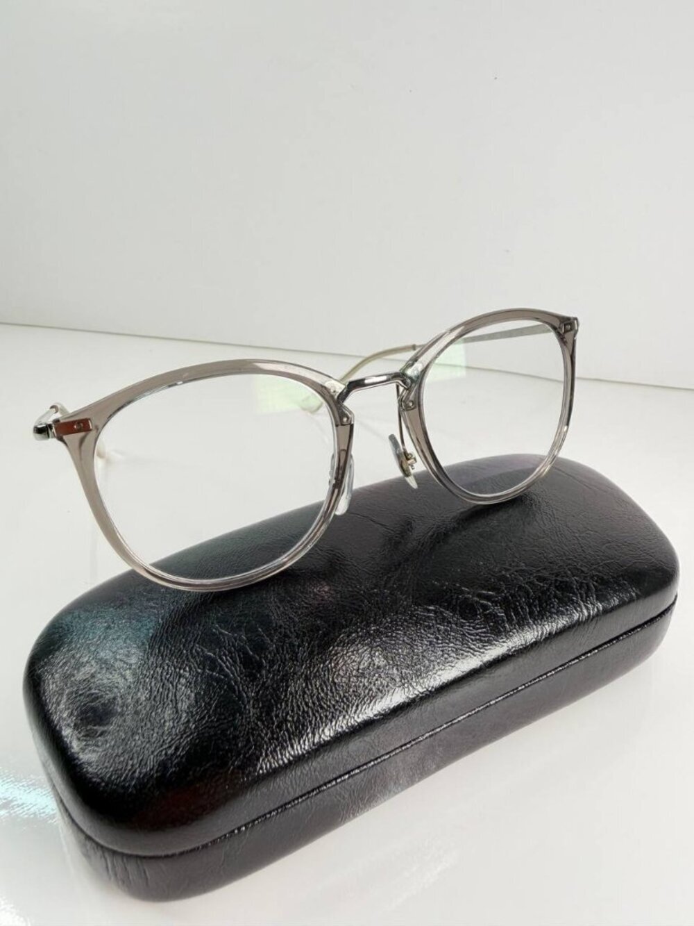 Ray-Ban RB7140 Eyeglasses | Transparent Grey | Size 49□20 | Hard Case Included